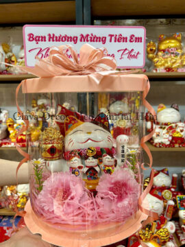HỘP QUÀ KHAI TRƯƠNG MÈO THẦN TÀI